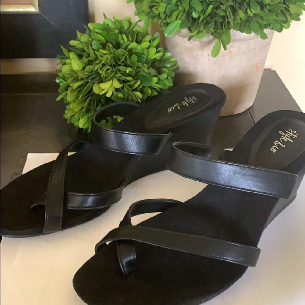 Brand new “Style & Co” black sandals
